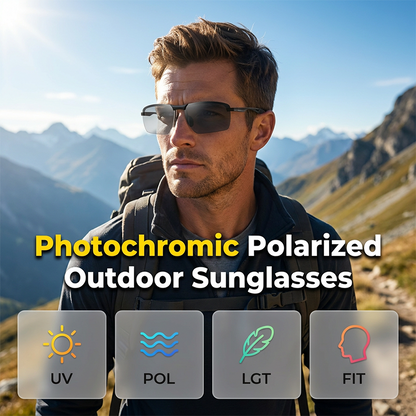 🤖🕶️ 50% KORTING! Alsof je een bril hebt die zichzelf kan lezen! Stap je de zon in? Donker. Loop je de schaduw in? Weer helder! Deze gepolariseerde kameleon-bril doet het allemaal vanzelf – geen verwisselbril meer, geen geknipper, geen hoofdpijn!