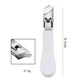 📢📢 50% KORTING!! ⏰ Schuin antispattende nagelknipper met brede opening