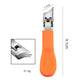 📢📢 50% KORTING!! ⏰ Schuin antispattende nagelknipper met brede opening