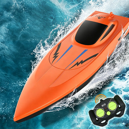 2.4G hogesnelheids-RC-boot met dubbele motoren