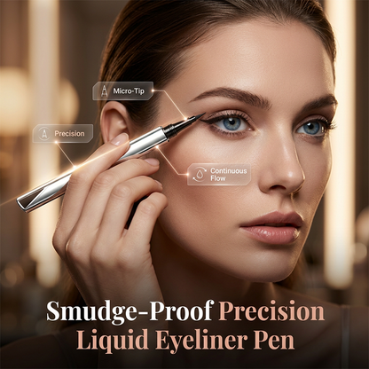 👁️ 24-uurs vlekbestendige precisie vloeibare eyelinerpen – Perfect gedefinieerde ogen de hele dag ✨