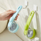Huisdierbadborstel met lange steel en shampoodispenser