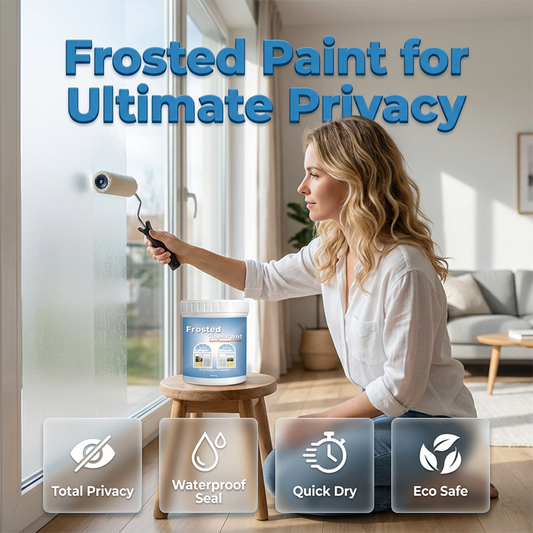 Matglasverf voor privacy