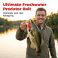 Topwater propellerstaart vislokmiddel