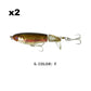 Topwater propellerstaart vislokmiddel