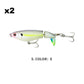 Topwater propellerstaart vislokmiddel