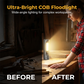 🧲💥 50% KORTING! Alsof je een lasergeweer en een bouwlamp hebt samengesmolten! De scherpe infraroodstraal wijst aan, het COB-zijpaneel verlicht 180°, en de magnetische voet plakt zich overal vast. Zelfs in een zonovergoten vergaderzaal zie je de stip!