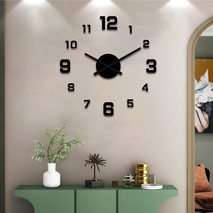 🔇🎨 50% KORTING! Geen getik, geen gezoem, alleen een zwevend 3D-kunstwerk dat de tijd vertelt. Deze DIY acryl klokset met glow-in-the-dark cijfers is de stille upgrade die elke woonkamer verdient!