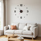 🔇🎨 50% KORTING! Geen getik, geen gezoem, alleen een zwevend 3D-kunstwerk dat de tijd vertelt. Deze DIY acryl klokset met glow-in-the-dark cijfers is de stille upgrade die elke woonkamer verdient!