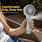 Draagbare handventilator voor verneveling