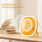 3-in-1 Air Circulator Fan with LED Light