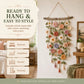 🌸 LAATSTE DAG SPECIALE PRIJS!! 🌸 Gehaakte Bloemen Wanddecoratie – Breng Warmte En Sfeer In Huis