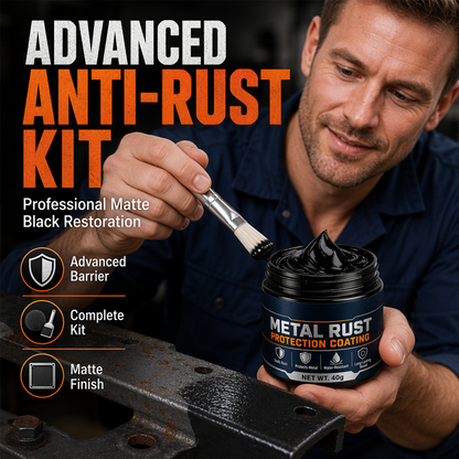 🥳HETE UITVERKOOP 2026🥳💞Meer dan 50.000 verkocht!🔧🏠 50% korting! Zwarte reparatiepasta voor roestbescherming van metaal – Herstelt roestige hekken, leuningen en gereedschap. Vormt een beschermende laag – vervangen is niet nodig! 🛡️✨