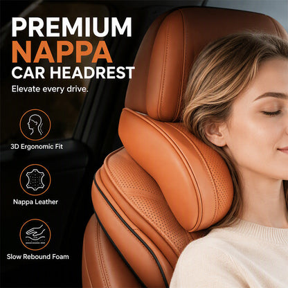 🚗💤 Weg met vermoeidheid tijdens het rijden! Universeel memory-schuim neksteun voor de autostoel – ergonomische ondersteuning voor lange ritten.
