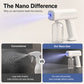 Draadloos handbediend nano-desinfecterend spuitpistool met blauw licht