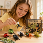 Opwindbare gevleugelde insecten-simulatiespeelgoedset met educatieve kaarten