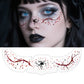 🎃50% KORTING VANDAAG!👻 Halloween Gezichtstattoo Stickers – Geen Rommelige Verf, WaterTransfer – Vleermuizen, Pompoenen & Littekens – Waterdicht, Huidveilig – In Seconden! ✨
