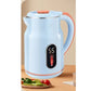 Elektrische waterkoker | 3 liter, 1500W | Temperatuurdisplay | Warmhoudfunctie ca. 55°C | Dubbelwandig | Roestvrij staal & PP | 50% KORTING!