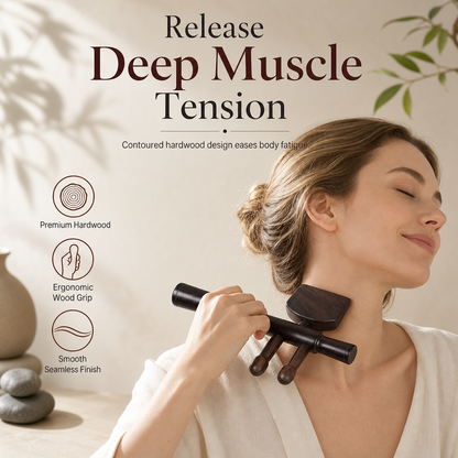 Houten Gua Sha schraapstok/schep