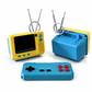 Klassieke retro mini-boekenplank-tv handheld gameconsole GV300S – nieuwe TF-kaartversie – nostalgische draadloze gameplayer
